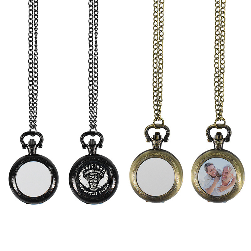 Fashion Women Watch - Collier pendentif montre de poche vintage