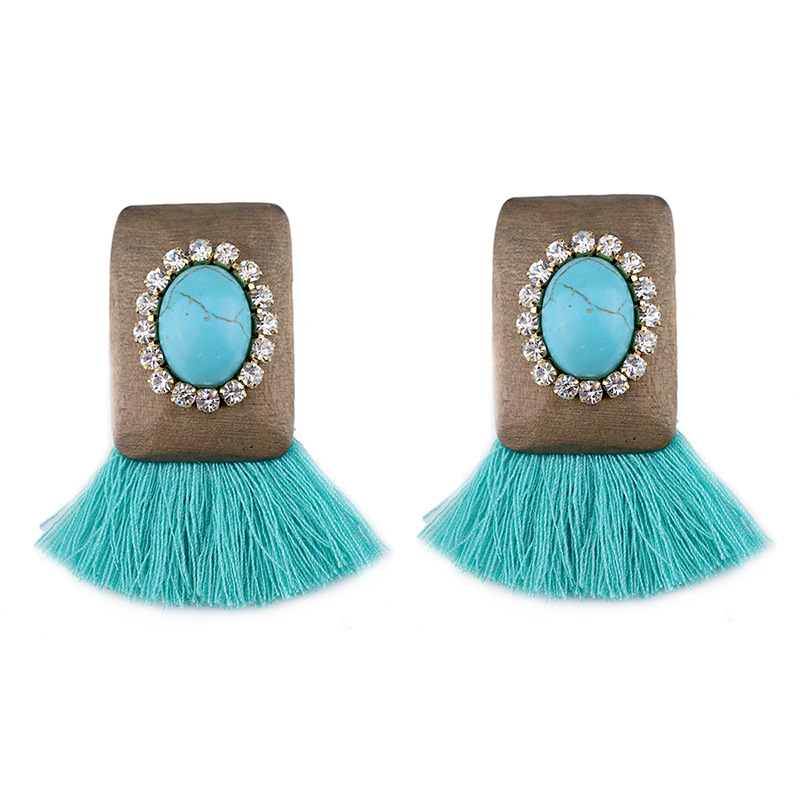 Women'S Fashion E Commerce - Boucles d'oreilles rétro transfrontalières à franges