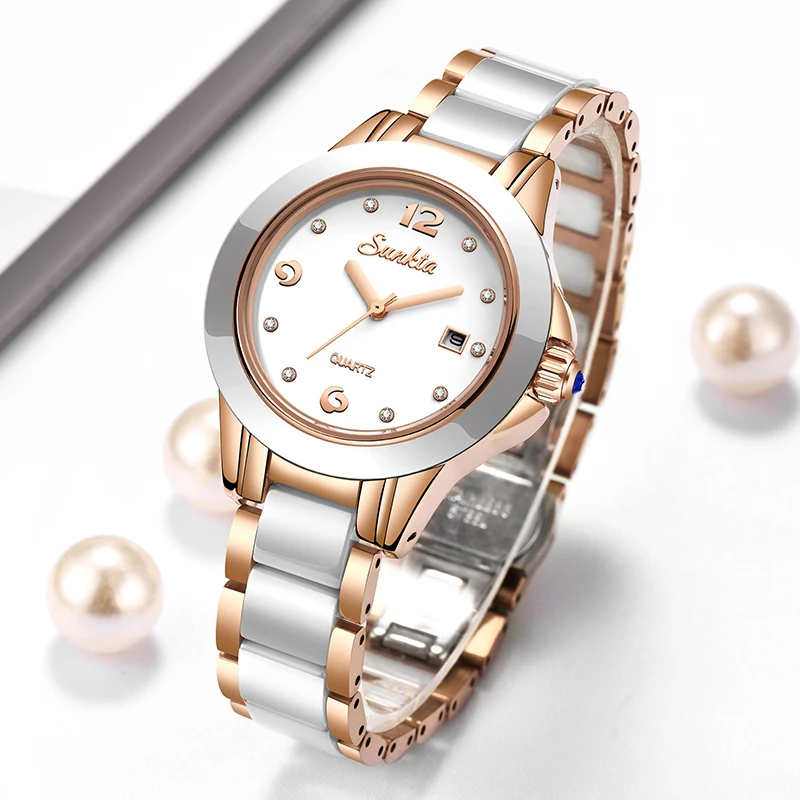 Fashion Women Watch - Sunkta mode Quartz pour Femme Montre