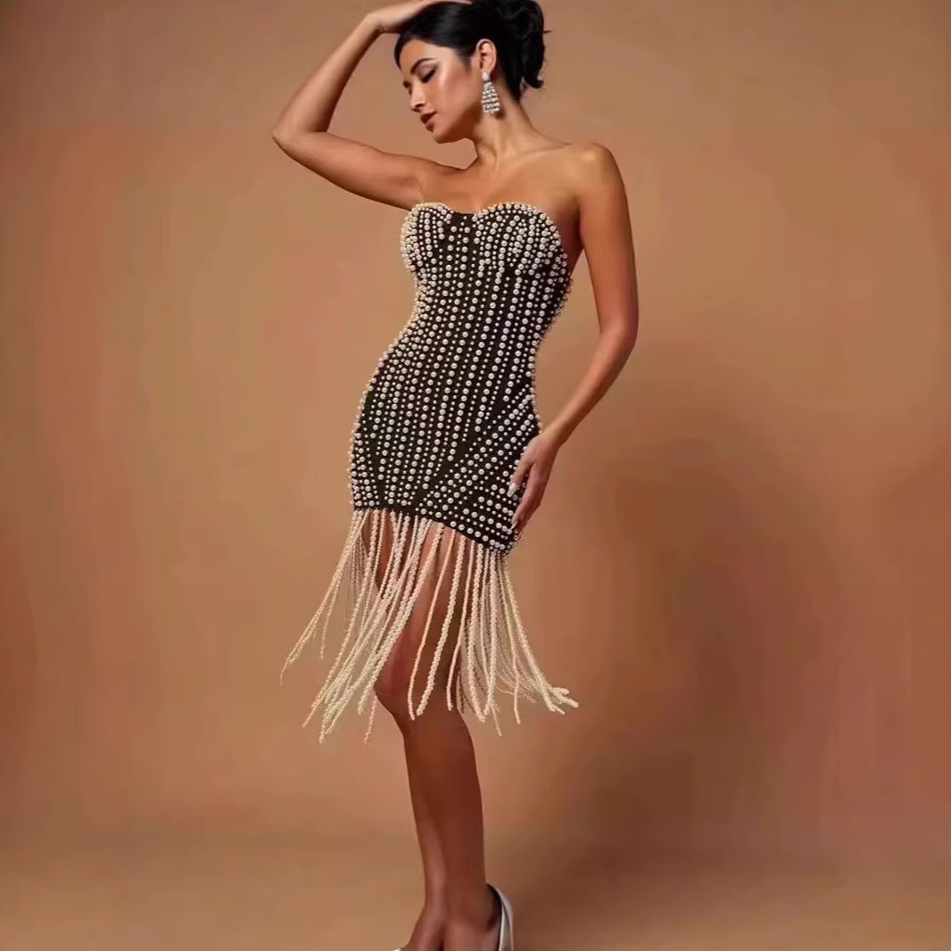 Women'S Fashion Dresses Images - Robe Courte Sexy Bustier Moulante Mini