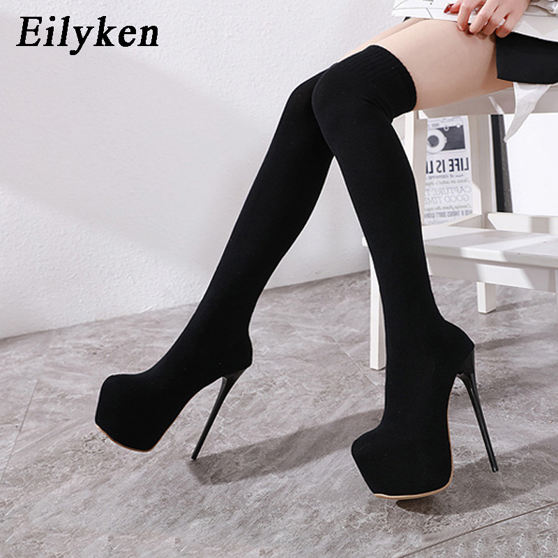 Women'S Fashion Socks - Eilyken-Cuissardes à talons aiguilles pour femmes,