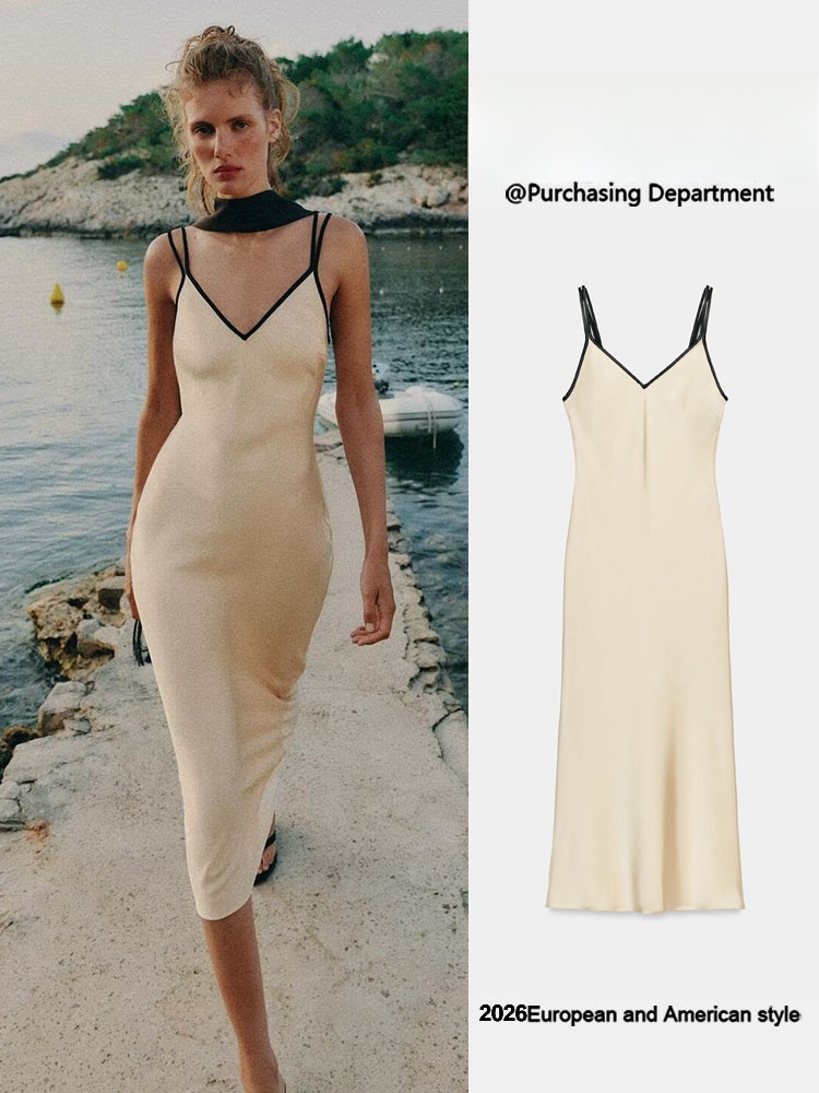 Slip Dress Satin - Nouvelle Arrivée Été - Robe de