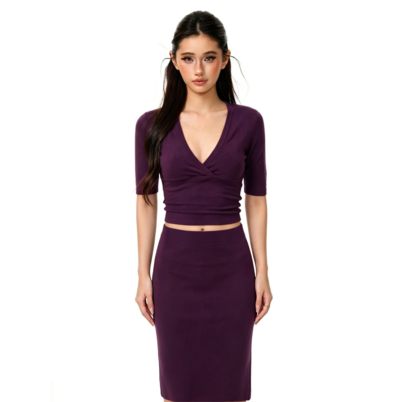 Women'S Fashion Kilt - Ensemble 2 pièces pour femme :