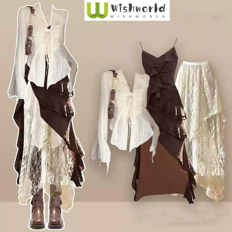Women'S Fashion Kilt - Ensemble trois pièces pour femmes, haut