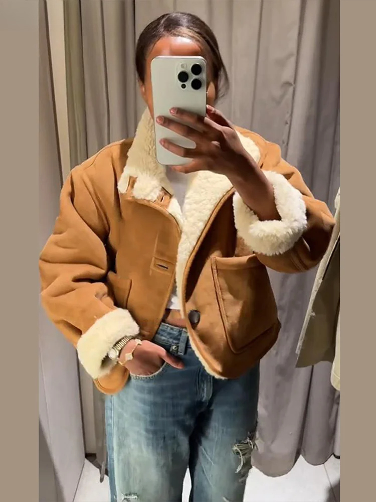Veste Double face solide pour  - Women'S Fashion Utility Jacket avis et prix