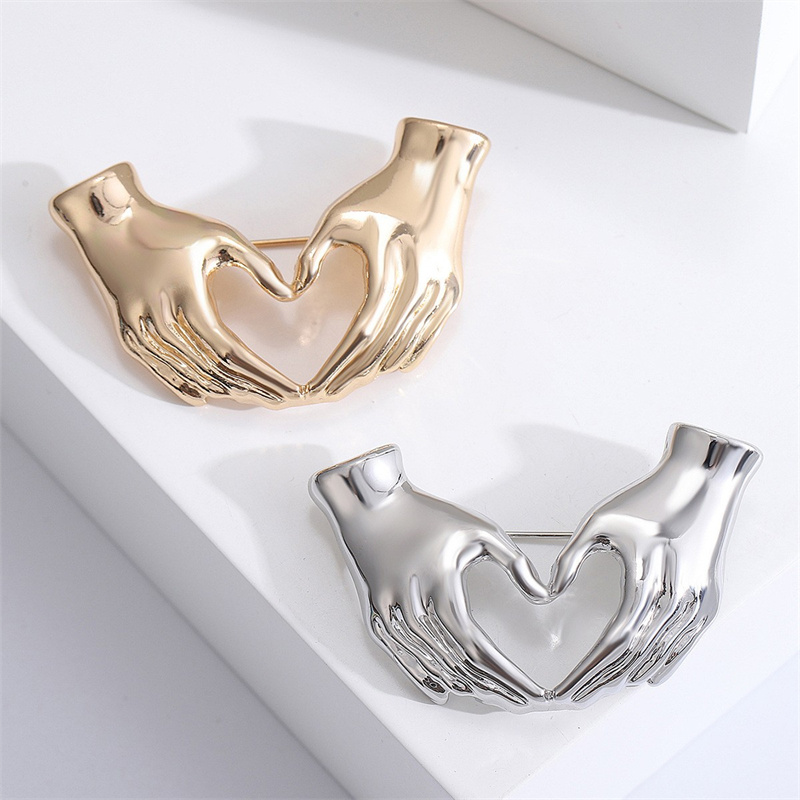 XIALUOKE main Pose coeur broch - Women Fashion Pose avis et prix