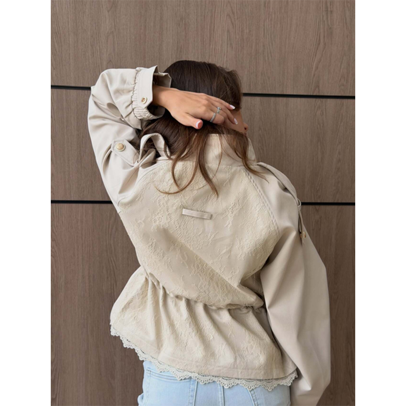 Veste utilitaire à bordure en  - Women'S Fashion Utility Jacket avis et prix