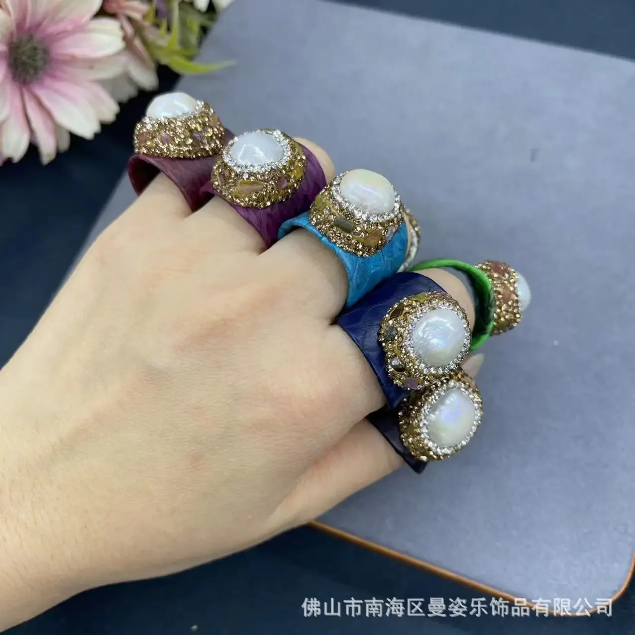 Bague Ouverte en Cuir group et - Women'S Fashion E Commerce avis et prix